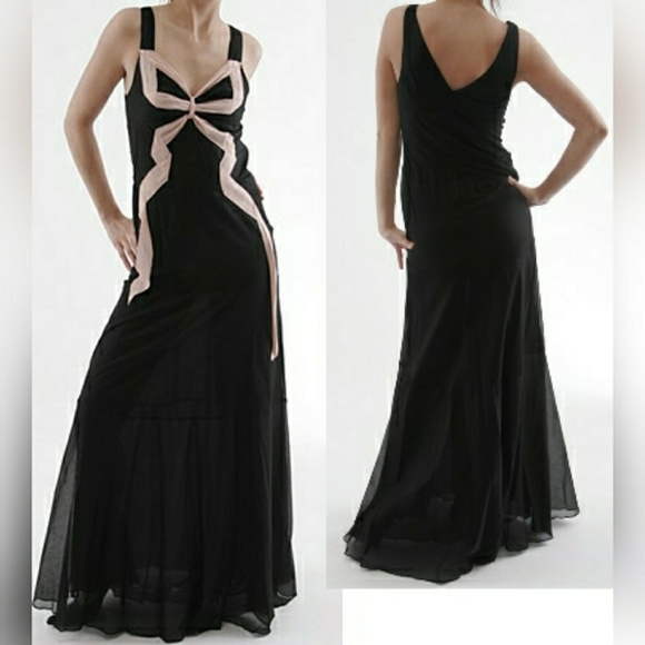 L.A.M.B Strap Bow size 0 CINDERELLA Gown - Picture 4 of 4